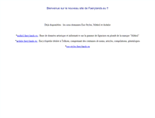 Tablet Screenshot of faerylands.eu