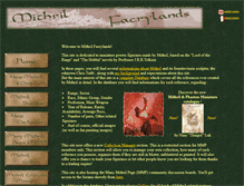 Tablet Screenshot of mithril.faerylands.eu